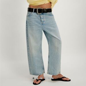 Free People We The Free Deep Trance Dropped Boyfriend Jeans